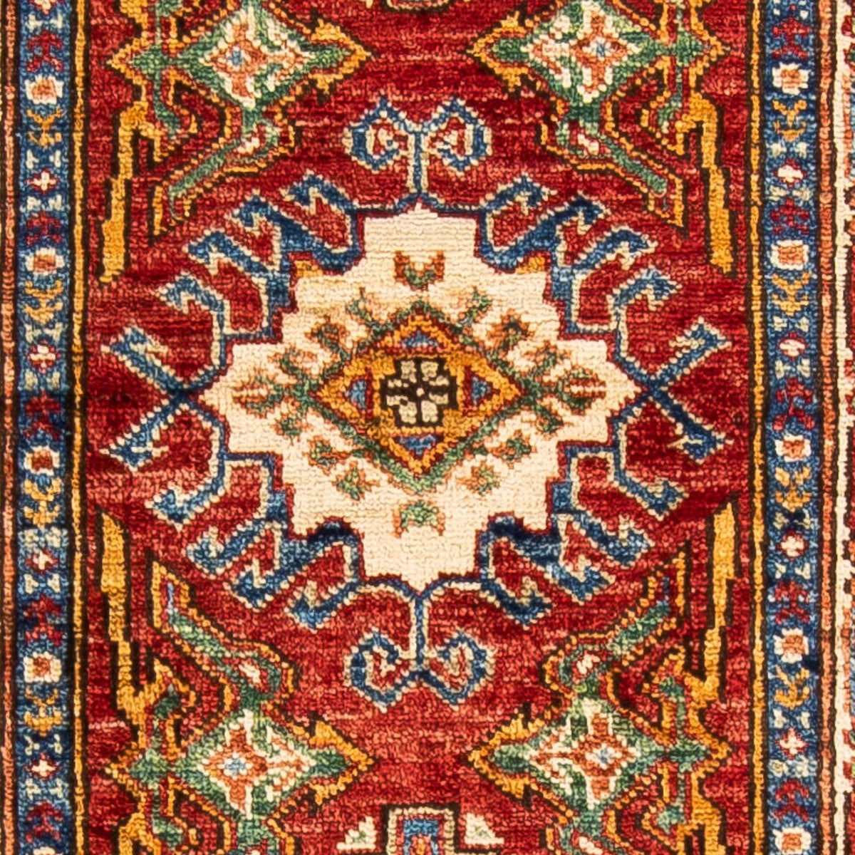 Alfombra de pasillo Alfombra Ziegler - Kazak - 178 x 60 cm - rojo oscuro