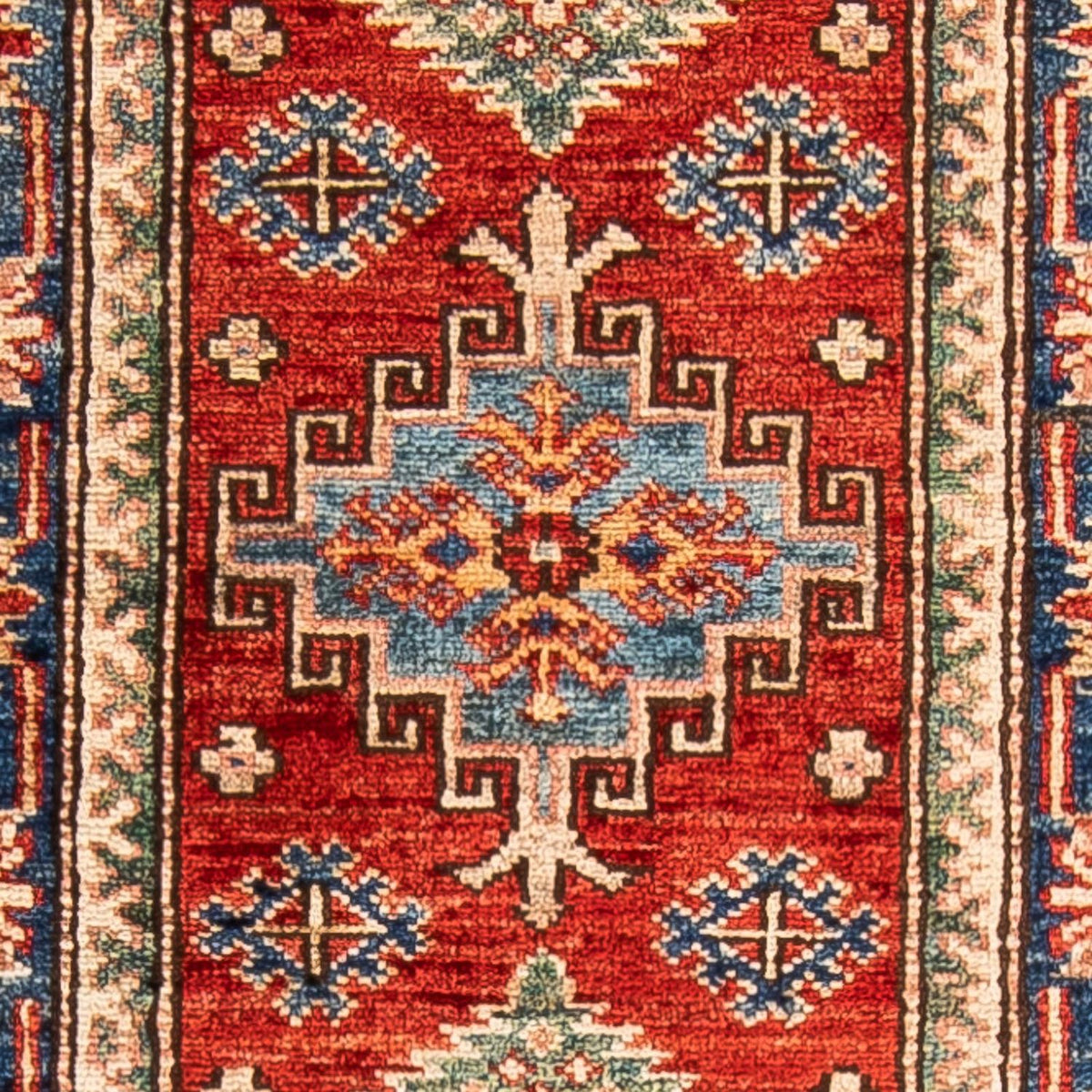 Alfombra de pasillo Alfombra Ziegler - Kazak - 173 x 56 cm - rojo oscuro