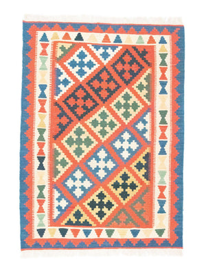 Alfombra Kelim - Oriental - 148 x 106 cm - naranja