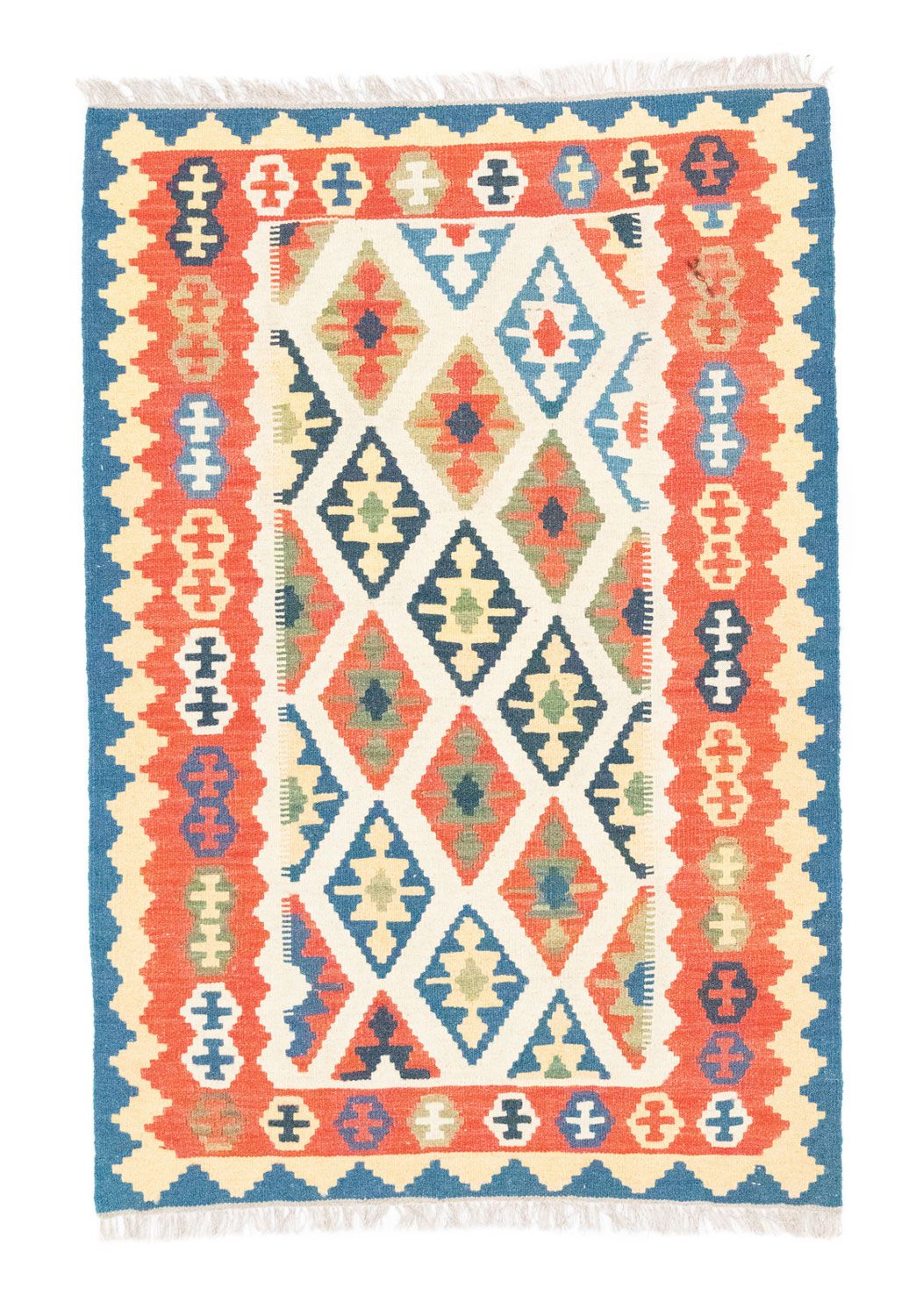 Alfombra Kelim - Oriental - 150 x 103 cm - beige