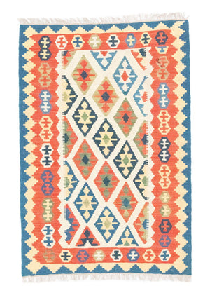 Alfombra Kelim - Oriental - 150 x 103 cm - beige