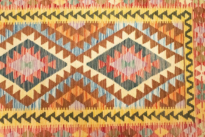 Alfombra de pasillo Alfombra Kelim - Oriental - 200 x 99 cm - multicolor