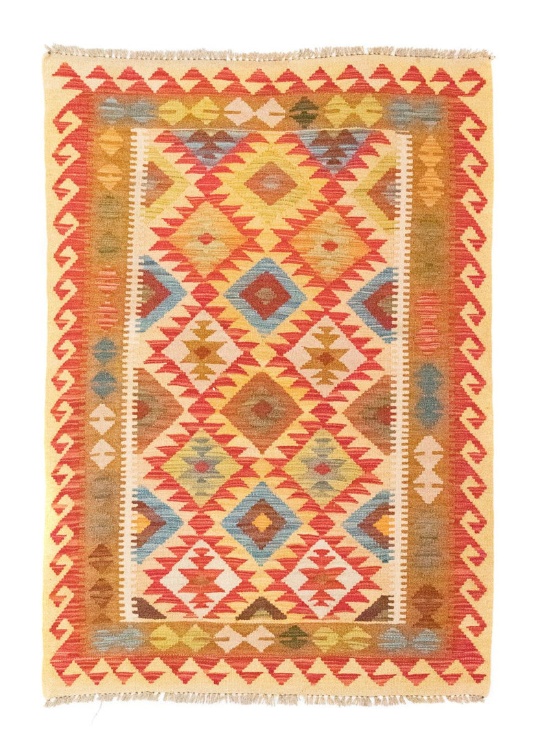 Alfombra Kelim - Oriental - 147 x 105 cm - naranja