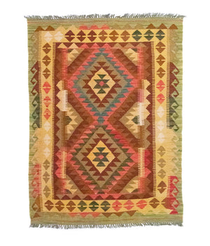 Alfombra Kelim - Oriental - 156 x 105 cm - verde