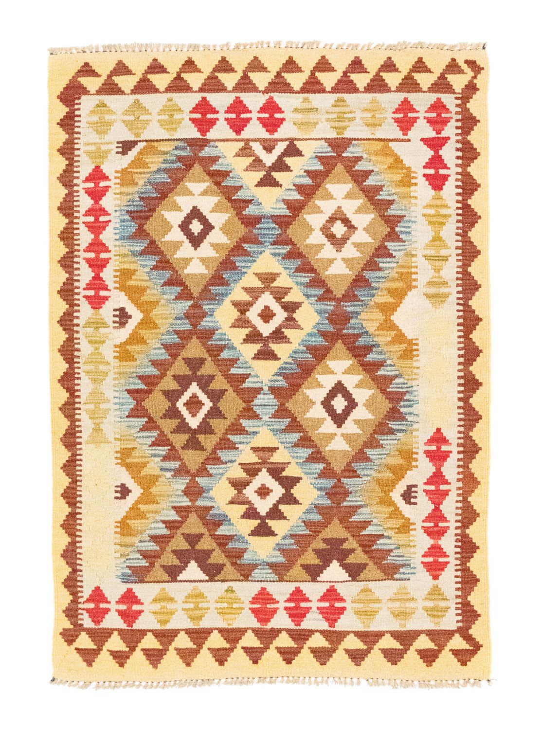 Alfombra Kelim - Oriental - 149 x 103 cm - beige
