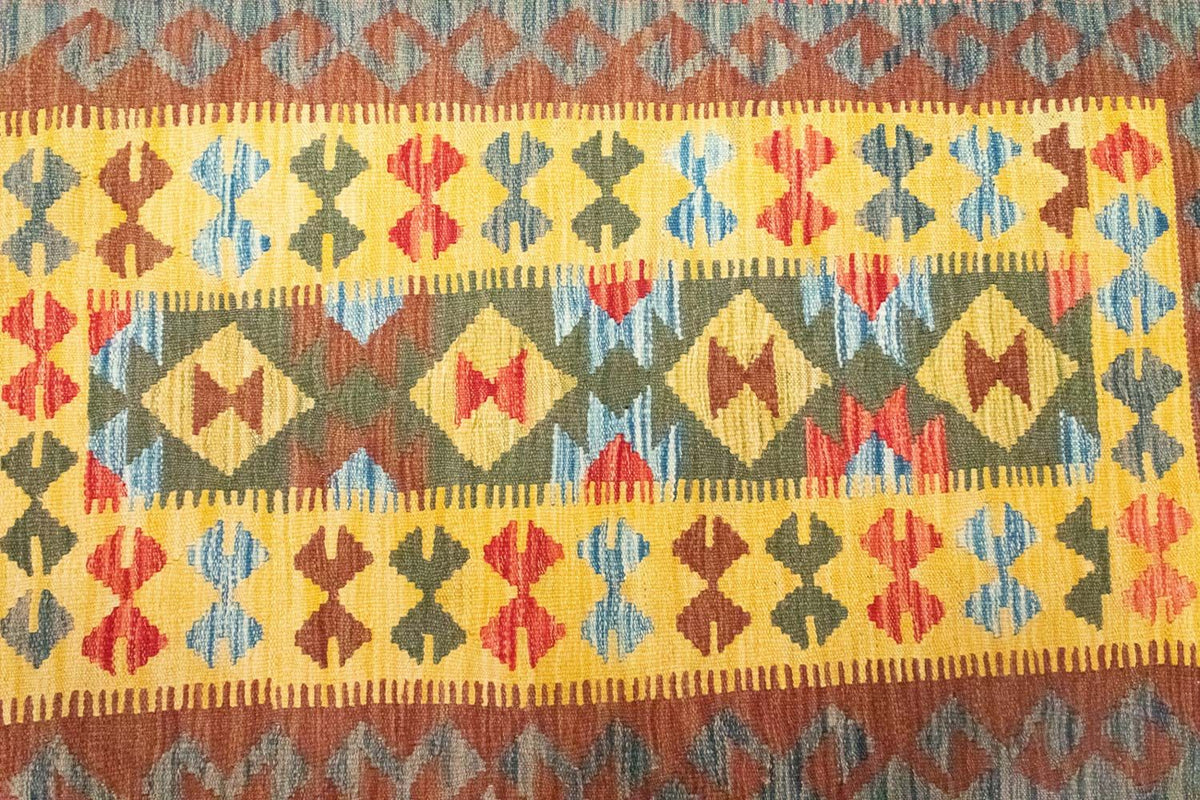 Alfombra Kelim - Oriental - 149 x 98 cm - amarillo