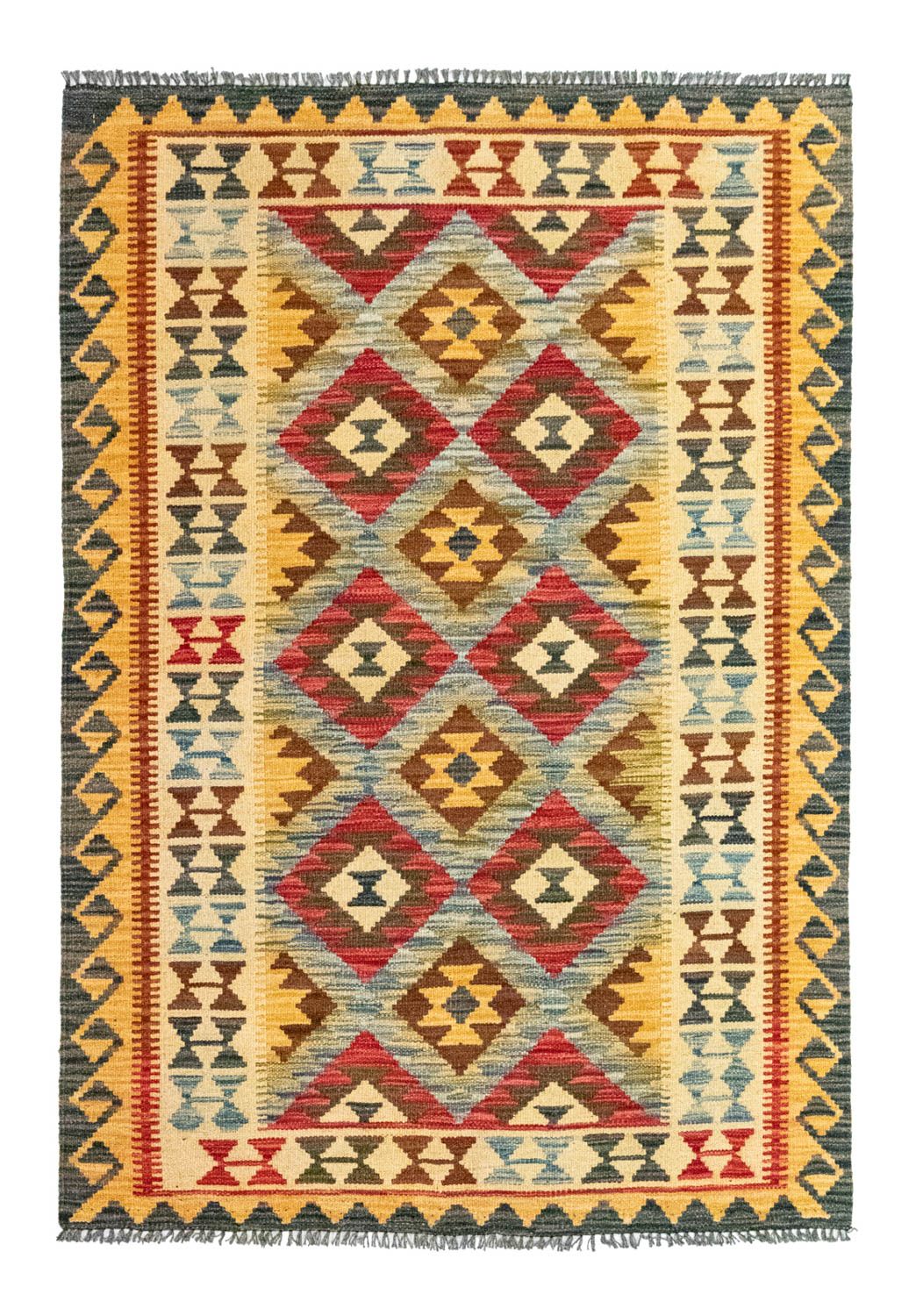 Alfombra Kelim - Oriental - 156 x 105 cm - verde