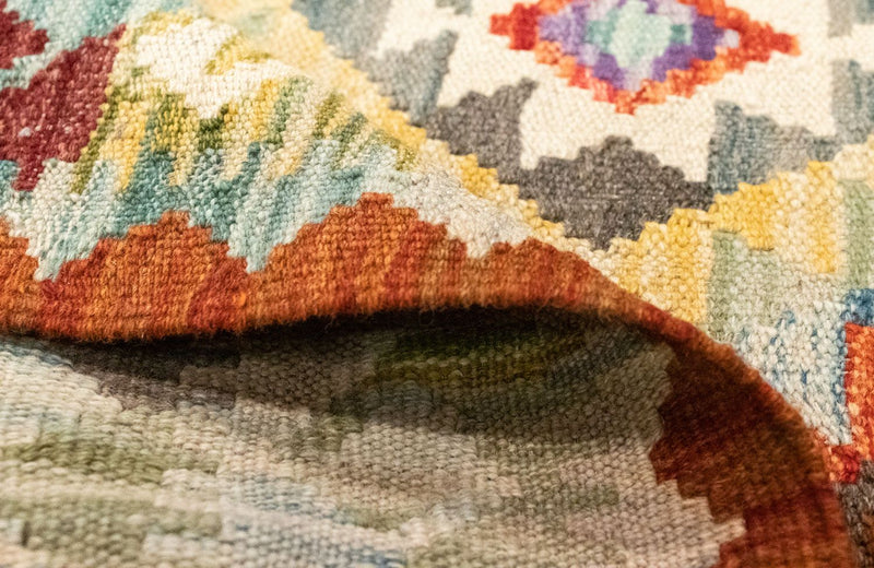 Alfombra Kelim - Oriental - 147 x 97 cm - naranja