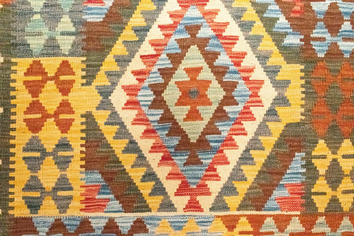 Alfombra de pasillo Alfombra Kelim - Oriental - 204 x 103 cm - multicolor