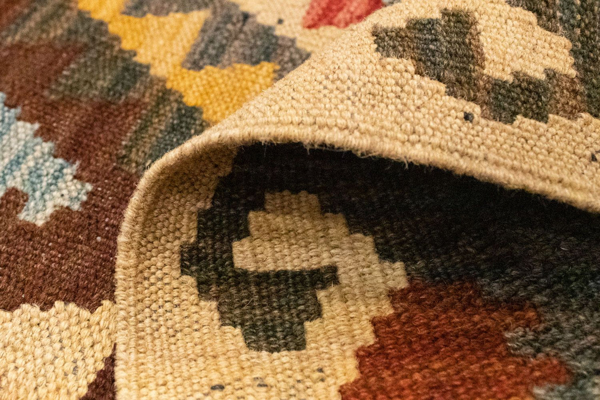 Alfombra de pasillo Alfombra Kelim - Oriental - 204 x 103 cm - multicolor