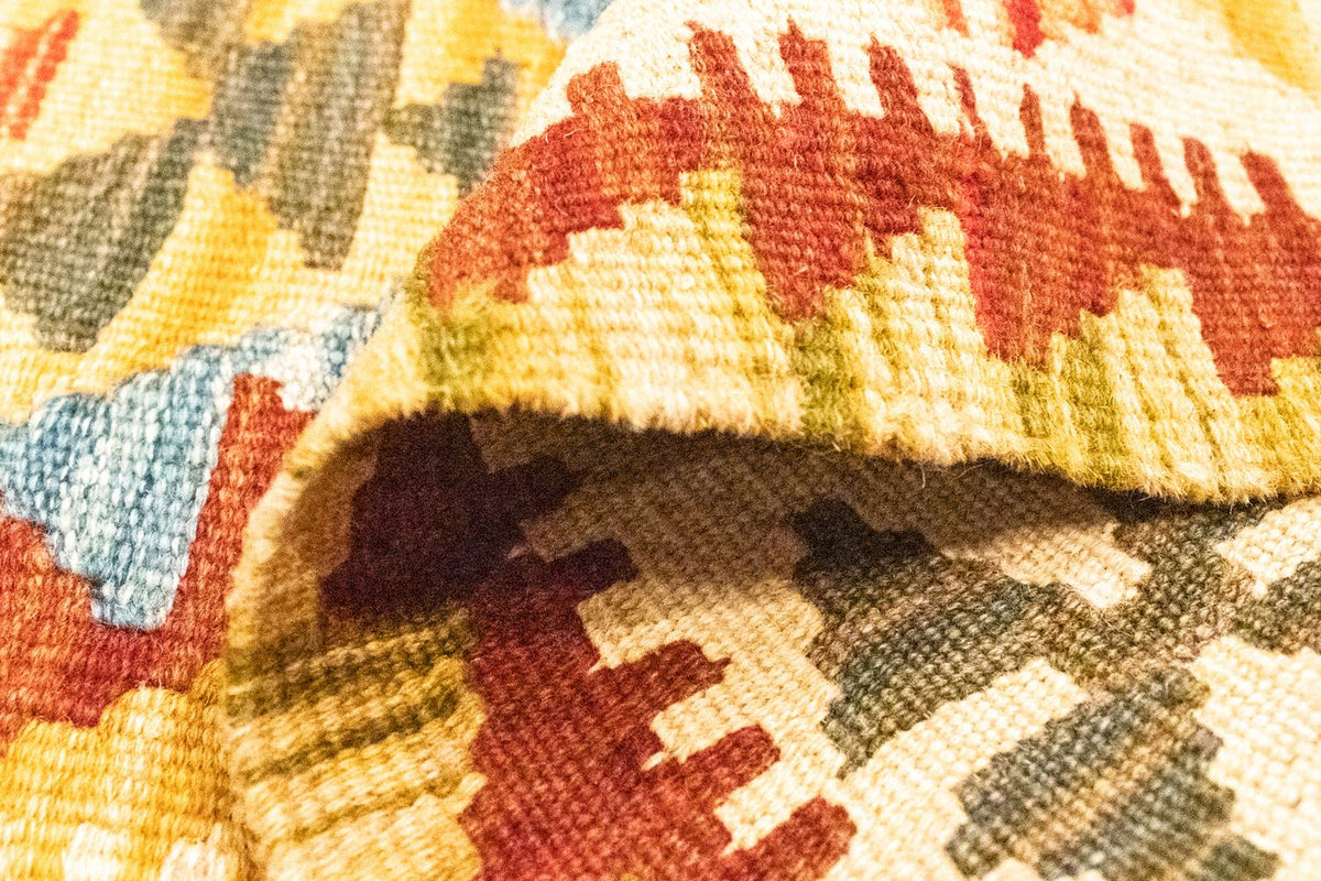 Alfombra Kelim - Oriental - 126 x 80 cm - naranja