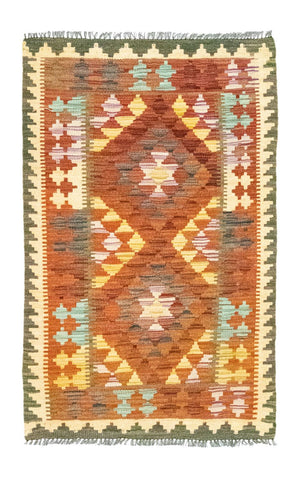Alfombra Kelim - Oriental - 121 x 73 cm - naranja