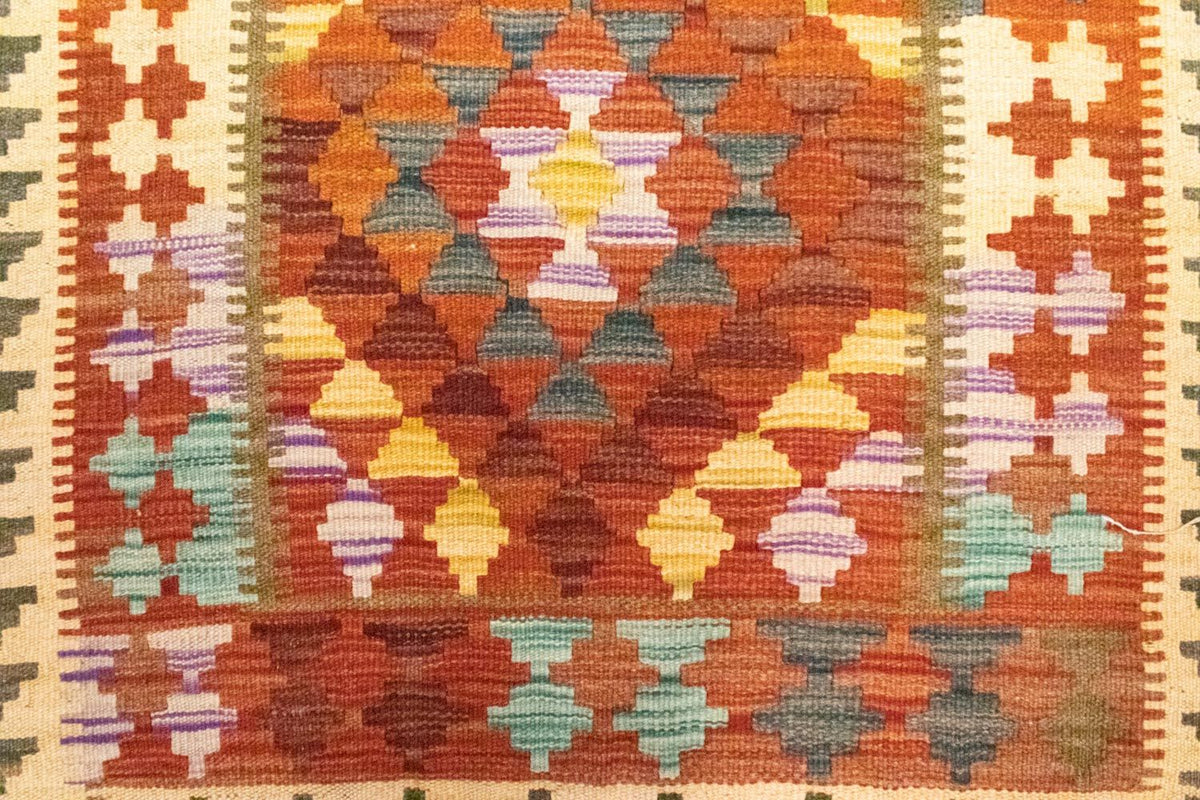 Alfombra Kelim - Oriental - 121 x 73 cm - naranja