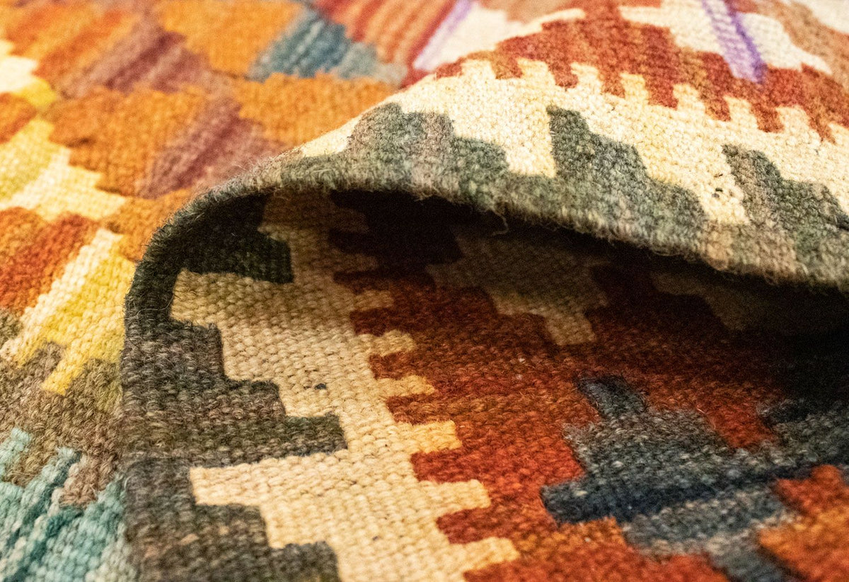 Alfombra Kelim - Oriental - 121 x 73 cm - naranja