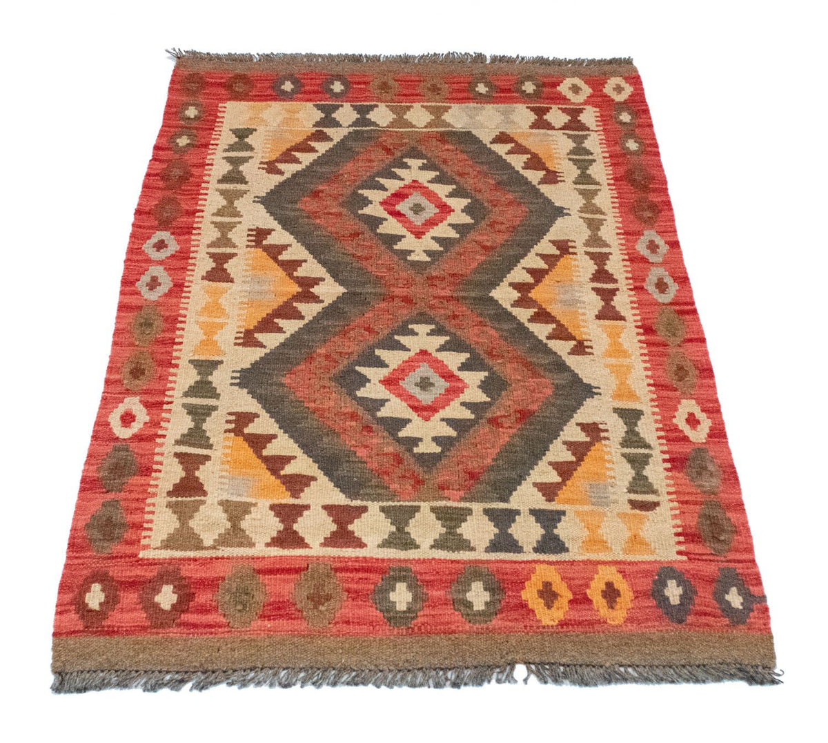 Alfombra Kelim - Oriental - 120 x 77 cm - naranja