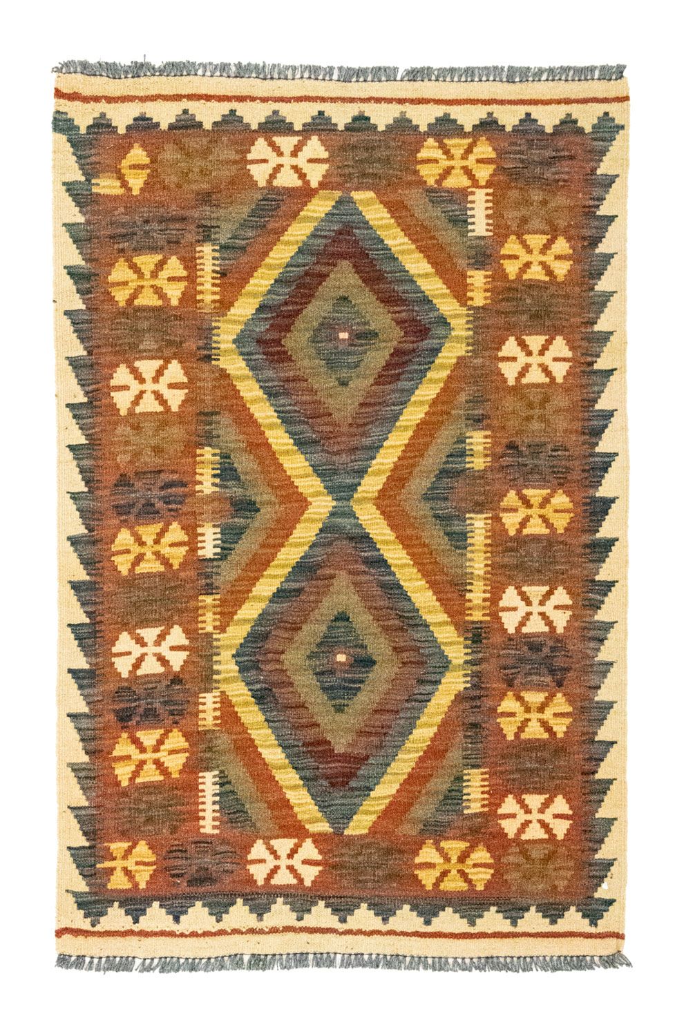 Alfombra Kelim - Oriental - 127 x 83 cm - marrón