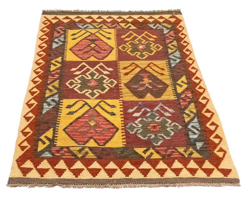 Alfombra Kelim - Oriental - 131 x 88 cm - marrón