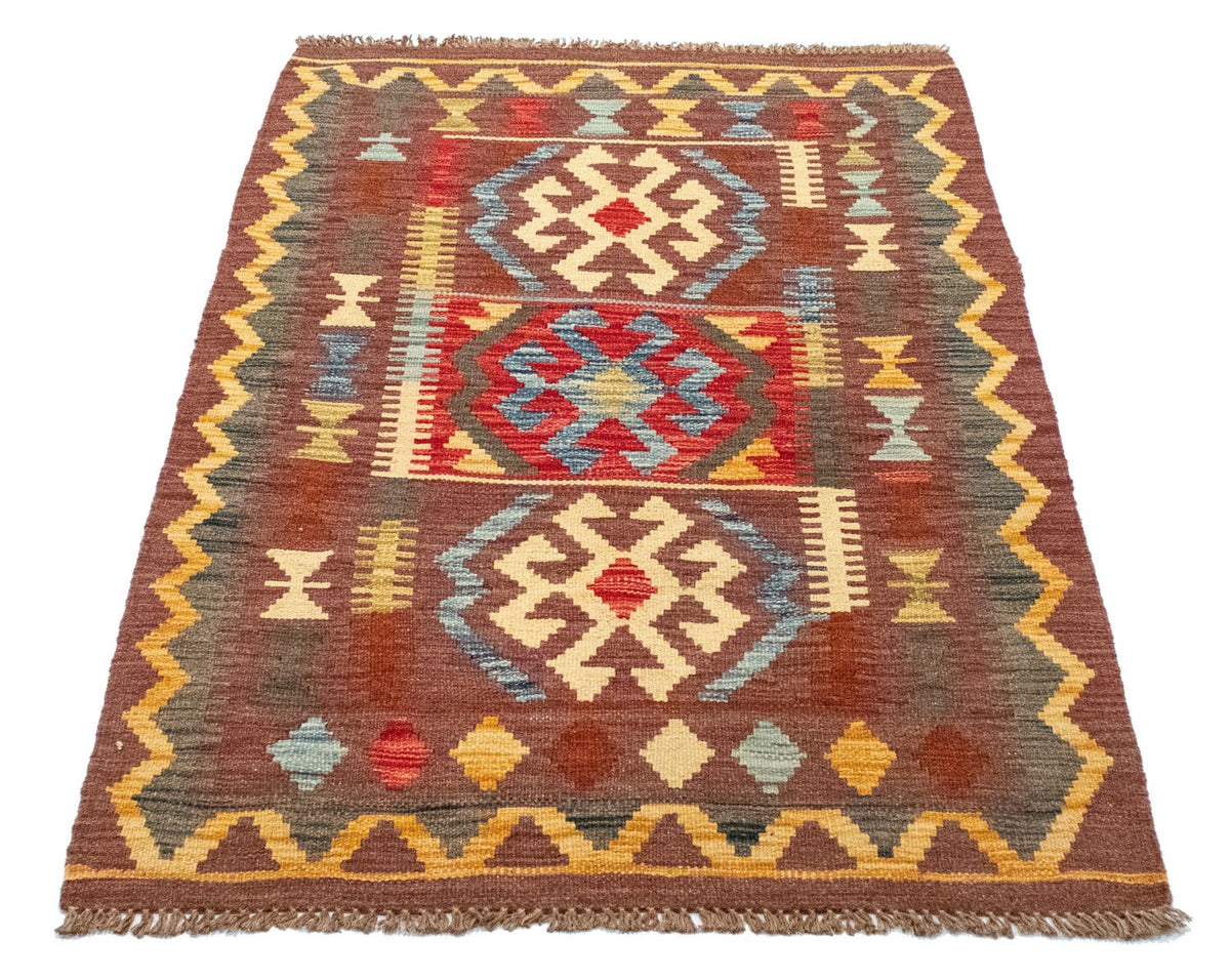 Alfombra Kelim - Oriental - 125 x 86 cm - marrón