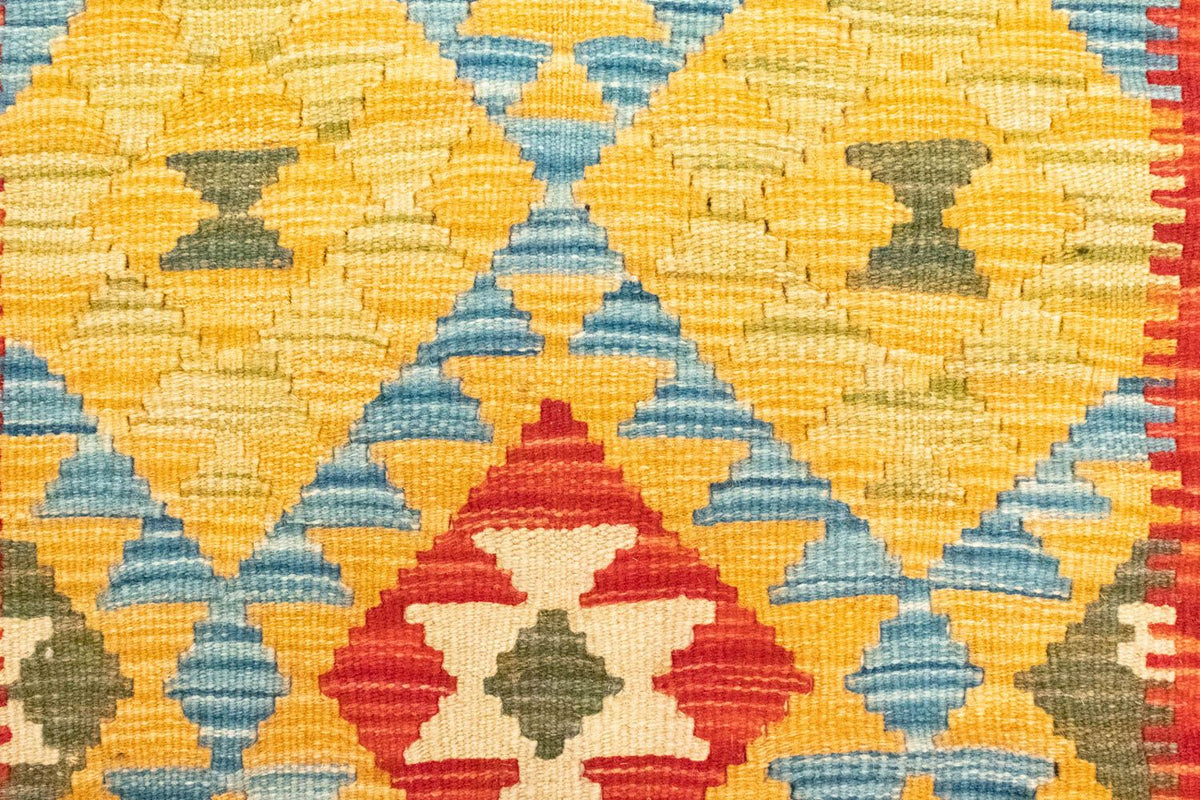 Alfombra Kelim - Oriental - 131 x 82 cm - amarillo