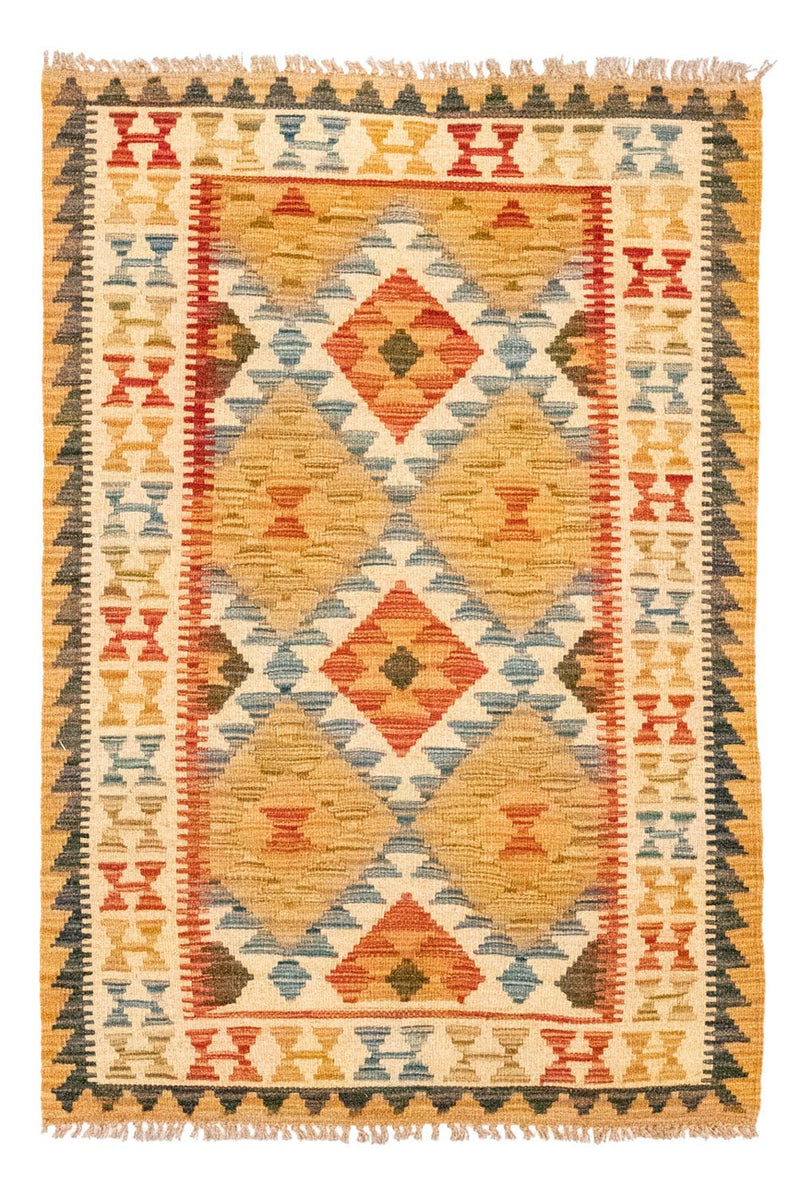 Alfombra Kelim - Oriental - 127 x 81 cm - beige