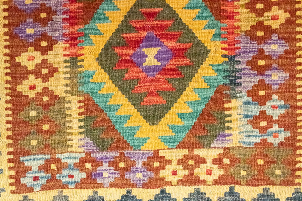 Alfombra Kelim - Oriental - 123 x 80 cm - marrón