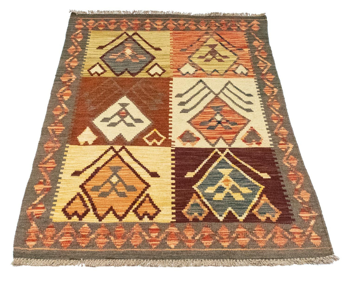Alfombra Kelim - Oriental - 123 x 83 cm - naranja