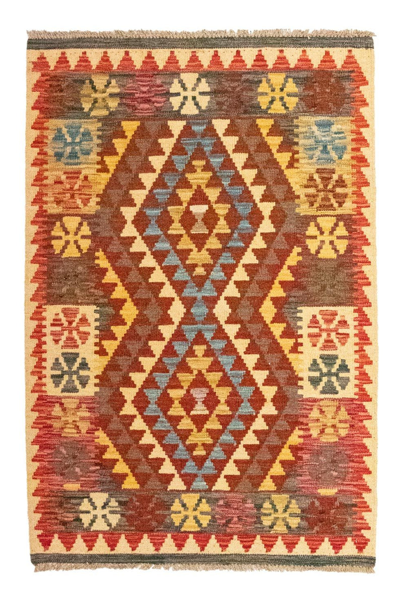Alfombra Kelim - Oriental - 120 x 79 cm - naranja
