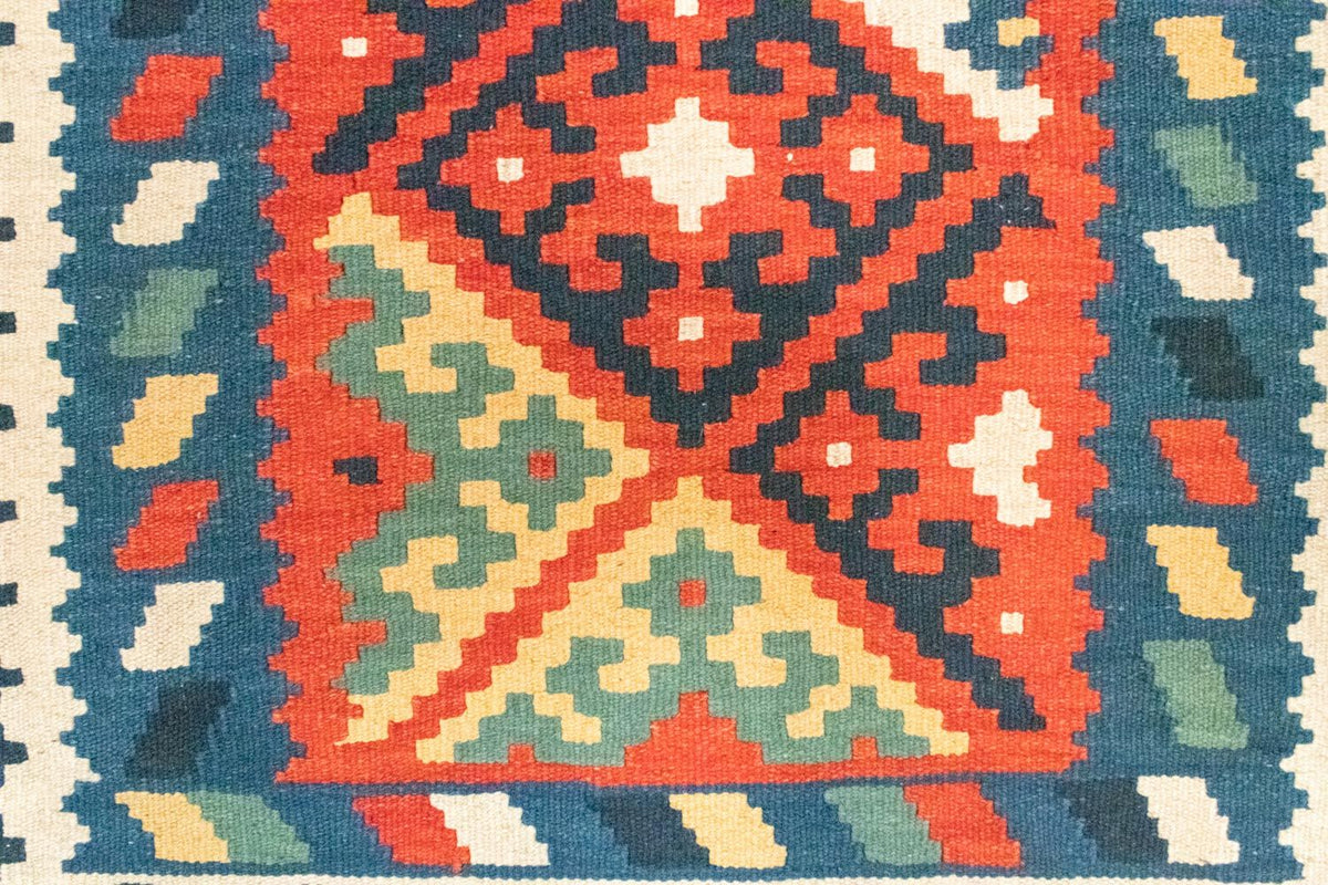 Alfombra Kelim - Oriental - 121 x 83 cm - azul