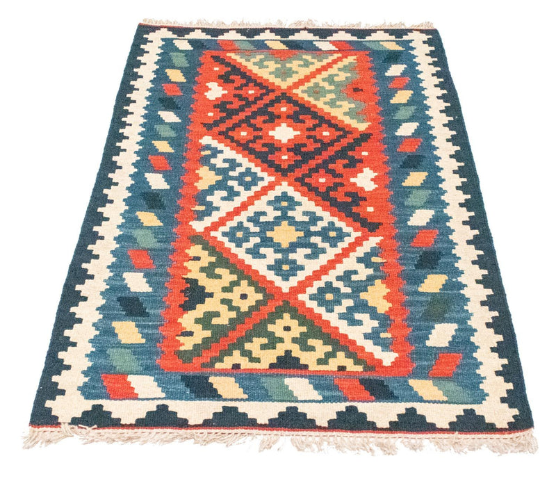 Alfombra Kelim - Oriental - 121 x 83 cm - azul