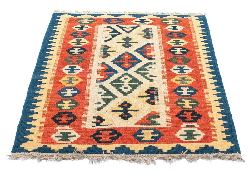 Alfombra Kelim - Oriental - 121 x 82 cm - beige