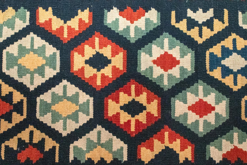 Alfombra Kelim - Oriental - 122 x 82 cm - azul