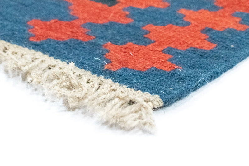 Alfombra Kelim - Oriental - 122 x 82 cm - azul