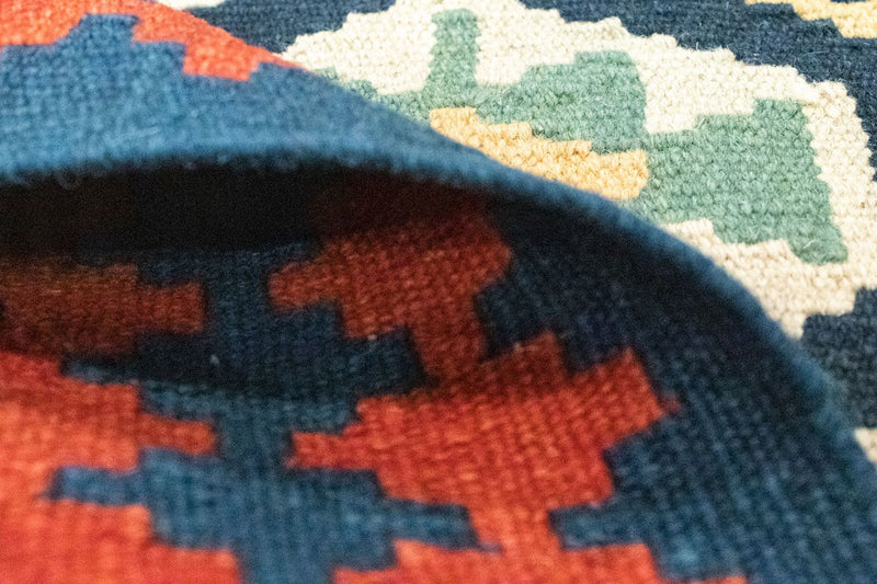 Alfombra Kelim - Oriental - 122 x 82 cm - azul
