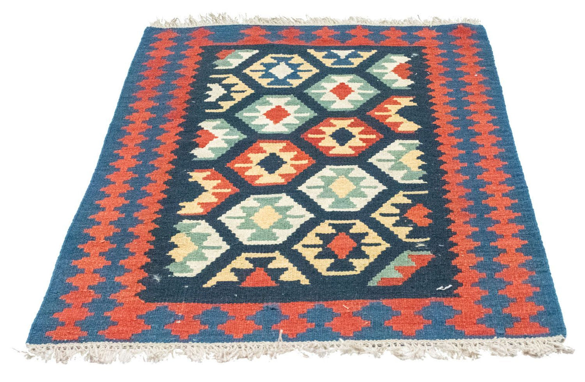 Alfombra Kelim - Oriental - 122 x 82 cm - azul