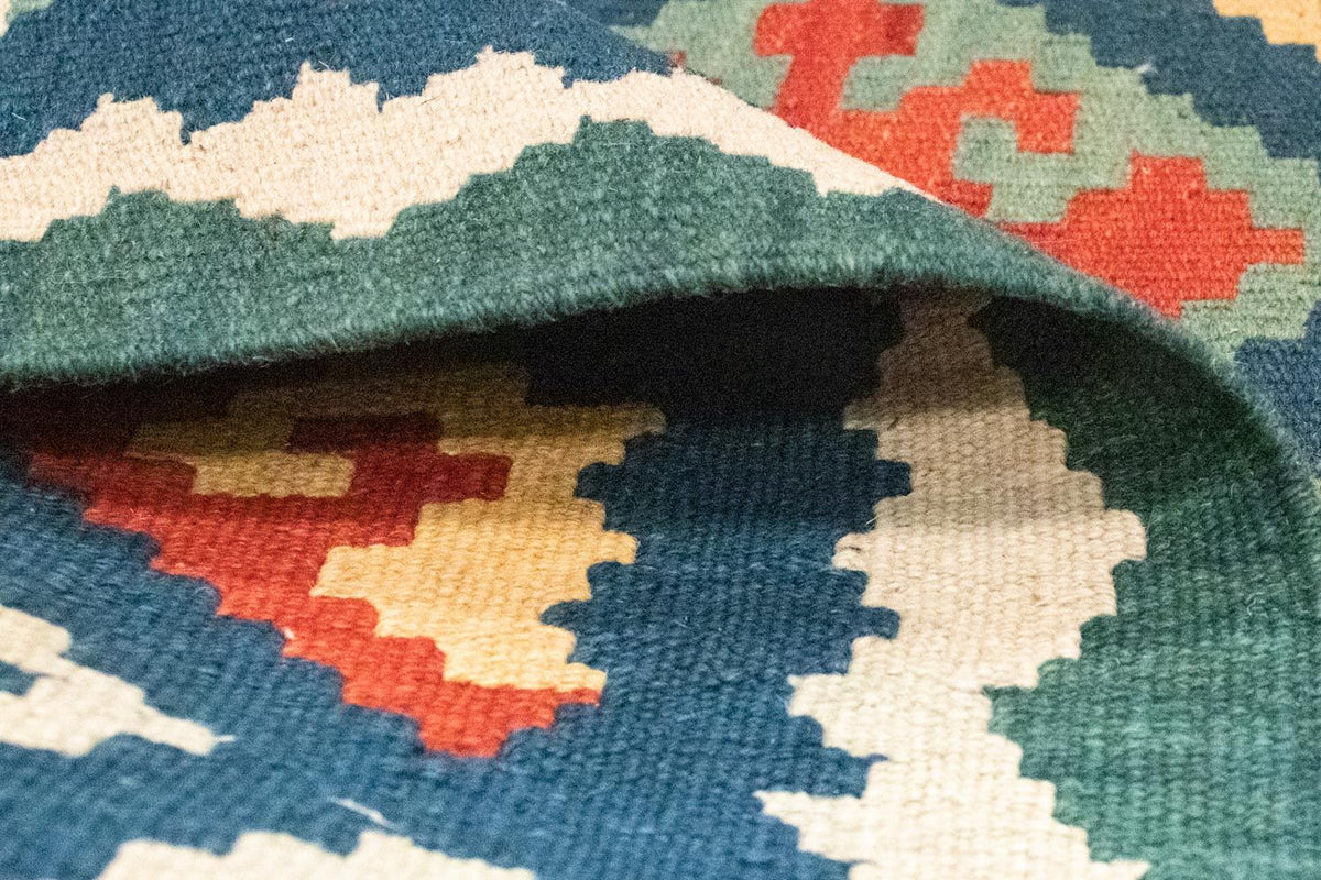 Alfombra Kelim - Oriental - 123 x 84 cm - azul