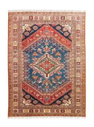 Alfombra Ziegler - Kazak - 292 x 206 cm - azul