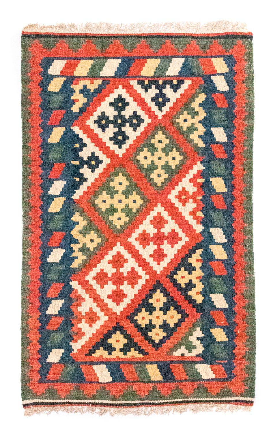 Alfombra Kelim - Oriental - 133 x 80 cm - naranja