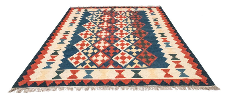 Alfombra Kelim - Oriental - 240 x 185 cm - azul
