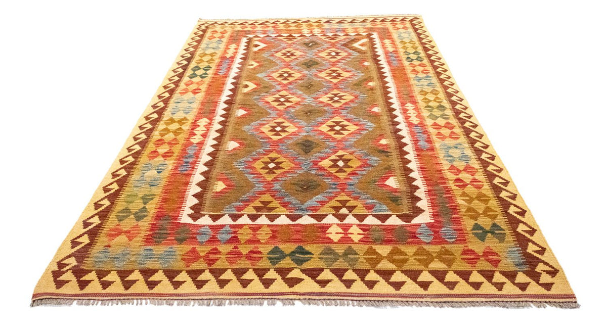Alfombra Kelim - Oriental - 256 x 151 cm - marrón