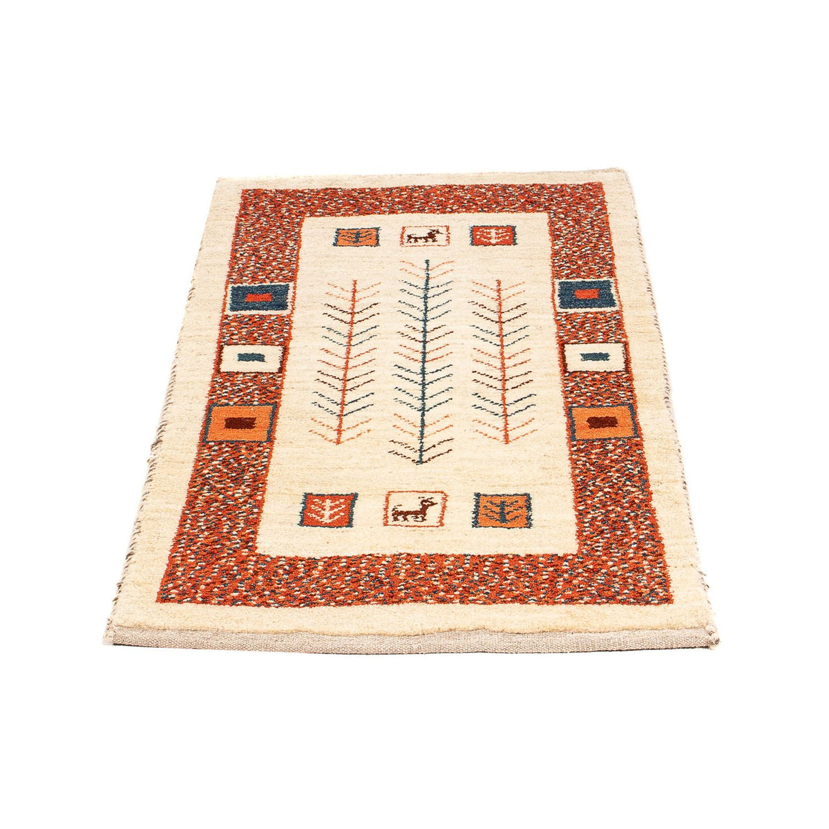 Alfombra Gabbeh - Persa - 102 x 57 cm - beige