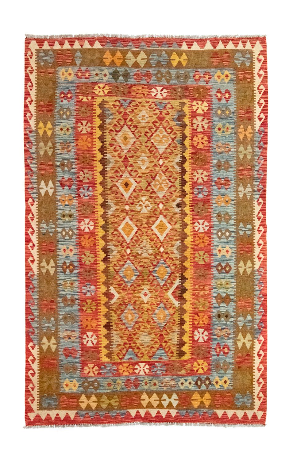 Alfombra Kelim - Oriental - 252 x 162 cm - oro
