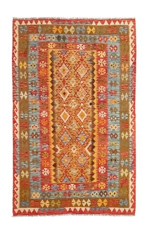 Alfombra Kelim - Oriental - 252 x 162 cm - oro
