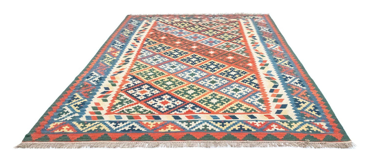 Alfombra Kelim - Oriental - 297 x 207 cm - naranja