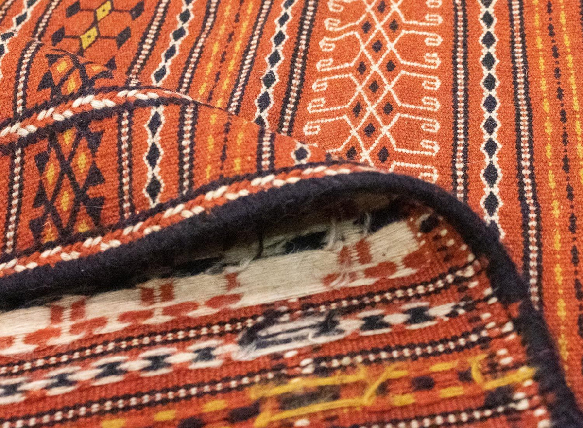 Alfombra Kelim - Oriental - 244 x 173 cm - naranja