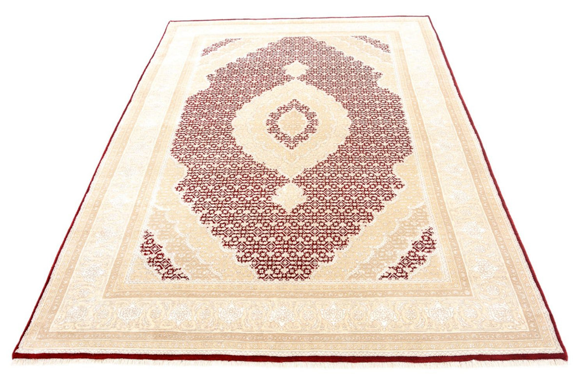 Alfombra oriental - Tabriz - 243 x 167 cm - crema