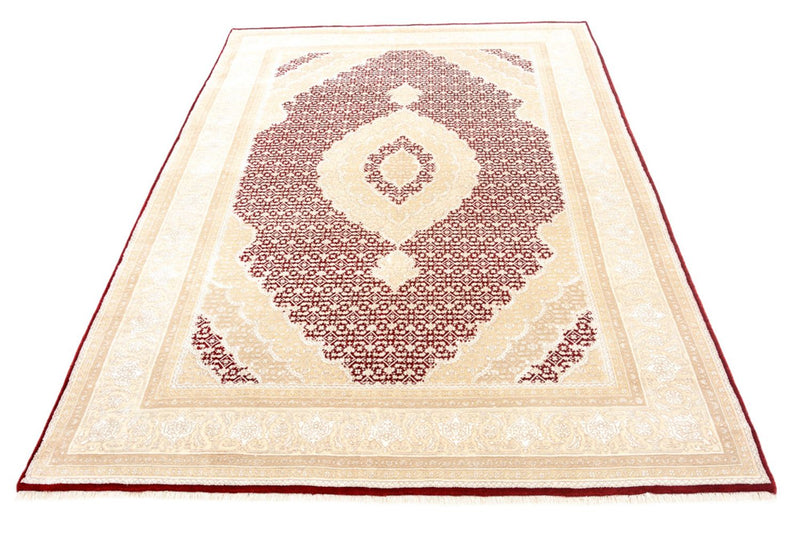 Alfombra oriental - Tabriz - 243 x 167 cm - crema
