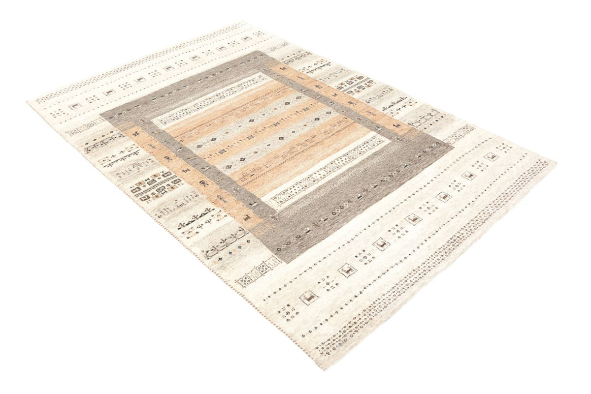 Alfombra Gabbeh - Loribaft Indus - 201 x 140 cm - beige oscuro