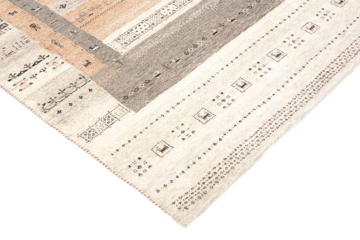 Alfombra Gabbeh - Loribaft Indus - 201 x 140 cm - beige oscuro