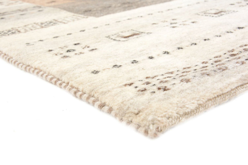 Alfombra Gabbeh - Loribaft Indus - 201 x 140 cm - beige oscuro