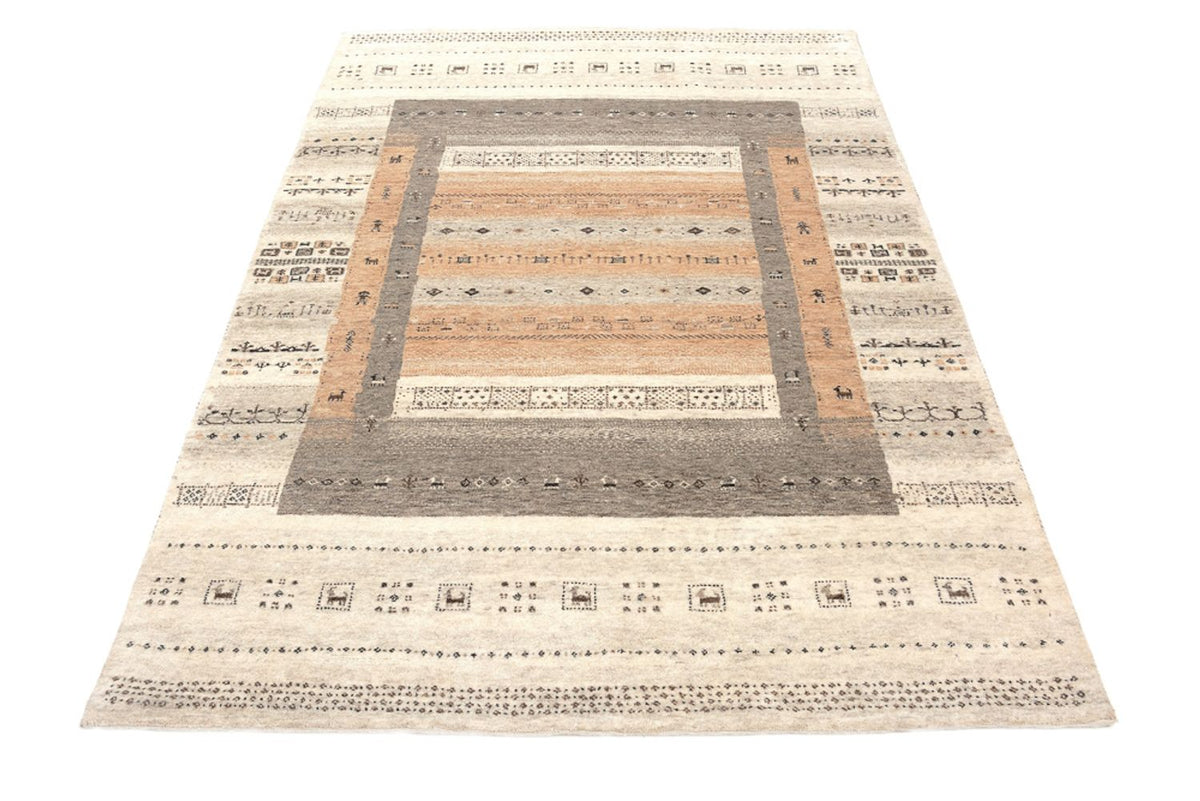 Alfombra Gabbeh - Loribaft Indus - 299 x 205 cm - beige oscuro